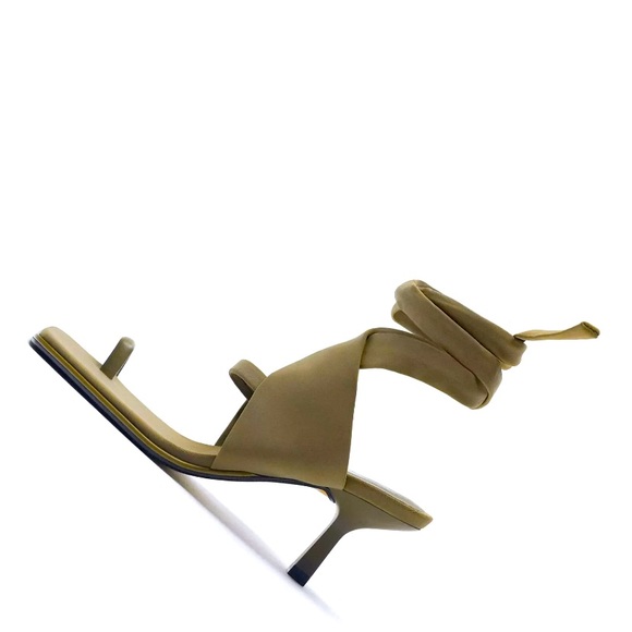 Zara khaki sandals size 39 - Picture 2 of 6